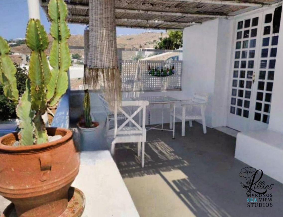 Lillies Mykonos Sea View Studios Tourlos Zewnętrze zdjęcie