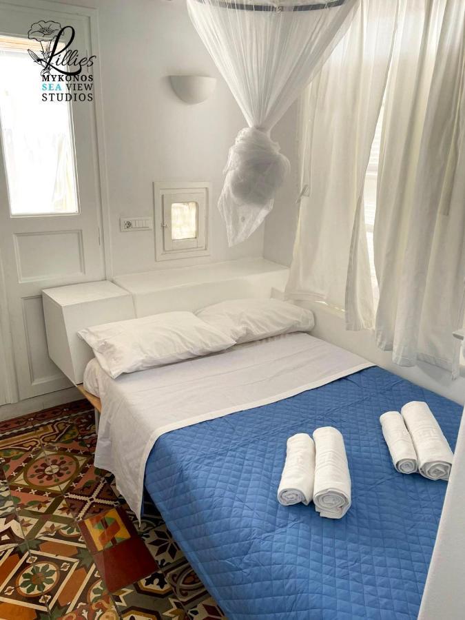 Lillies Mykonos Sea View Studios Tourlos Zewnętrze zdjęcie
